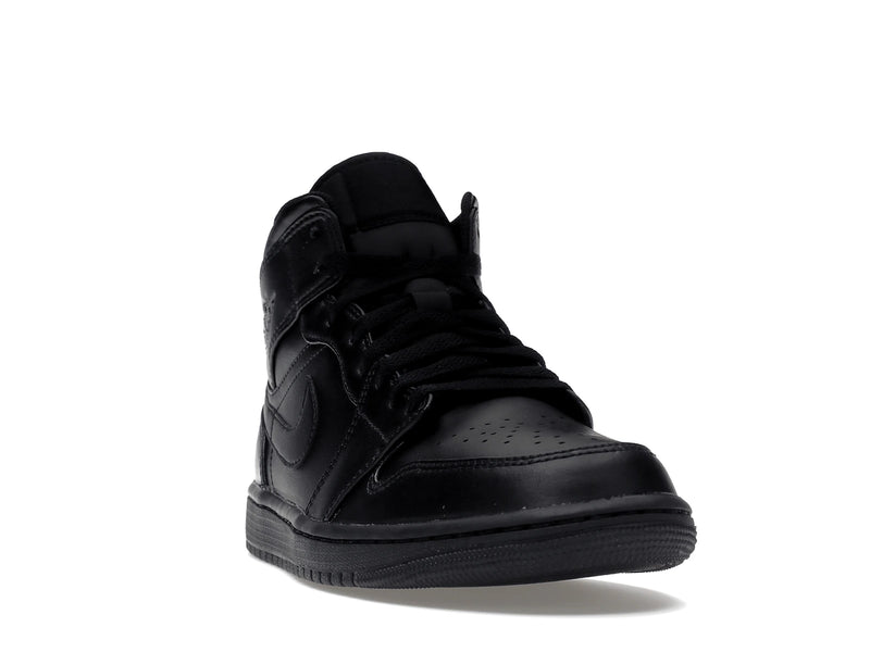 Air Jordan 1 Mid Triple Black (2022) - Black/Black/Black - 554724-093 - 07