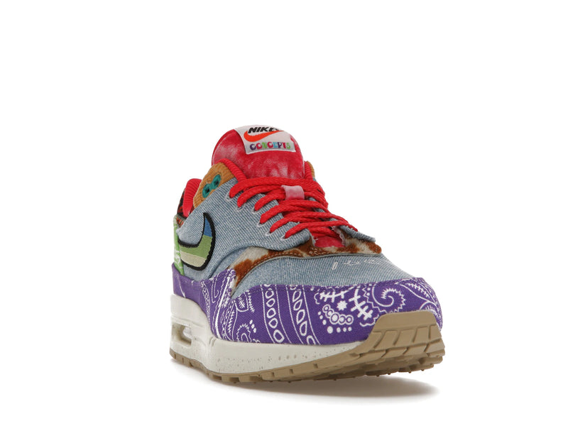 Nike Air Max 1 SP Concepts Denim Paisley - Wild Violet/Multi-Color-Sail - (Special Box) DN1803-500 - 07