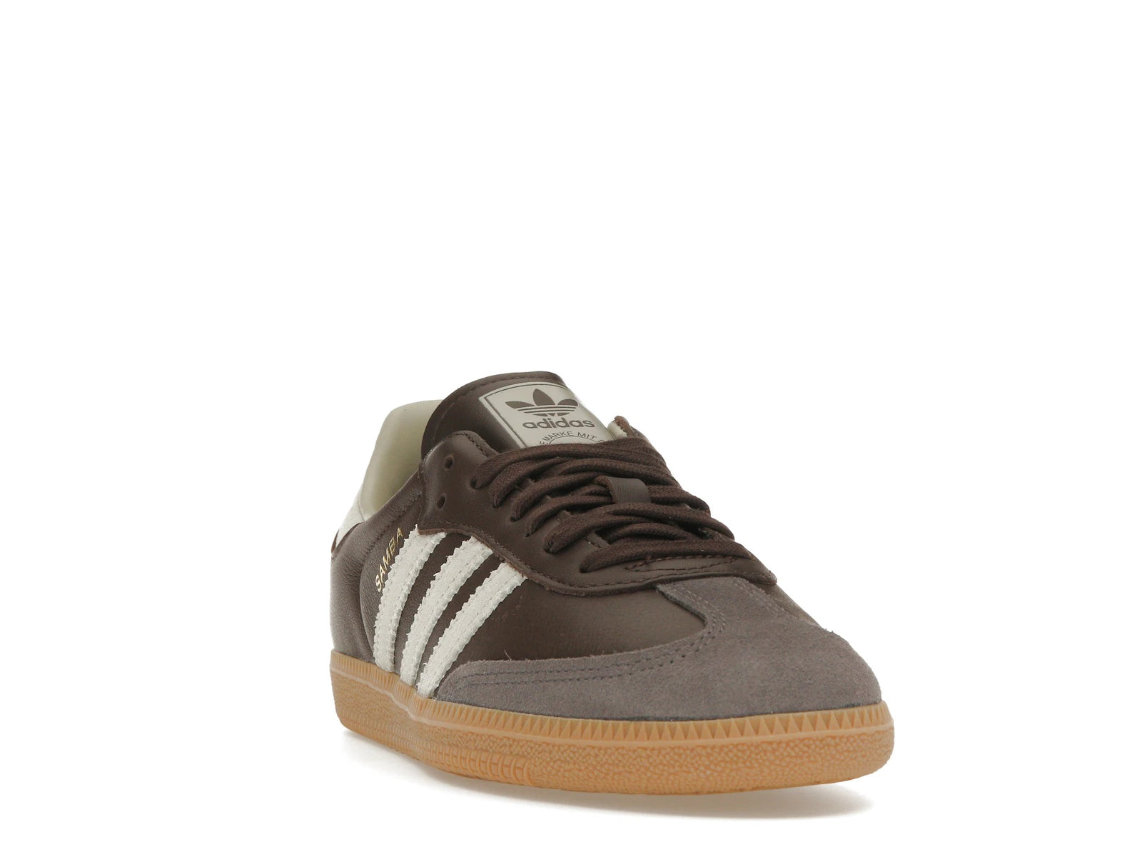 Adidas Samba OG Brown Putty Grey - Brown/Putty Grey/Gold Metallic - ID1481 - 07