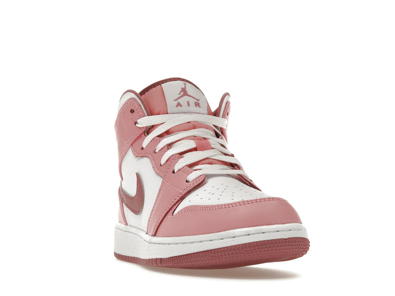 Air Jordan 1 Mid Valentines Day (2023) (GS) - Coral Chalk/Desert Berry/White - DQ8423-616 - 07