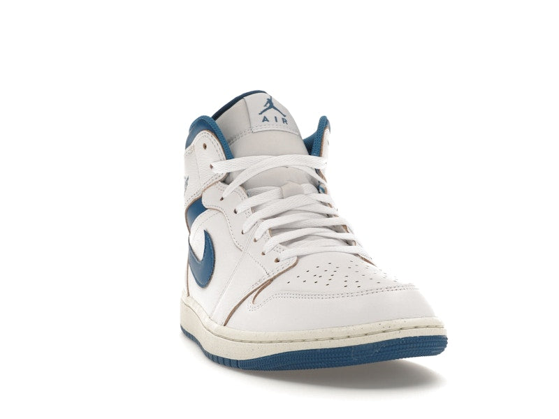 Air Jordan 1 Mid SE Industrial Blue - White/Sail/Industrial Blue - FN5215-141 - 07