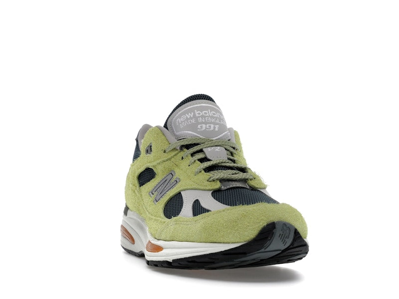 New Balance 991v2 MiUK Grape Sorbet - Beechnut/Trekking Green - U991GT2 - 07