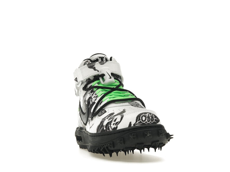 Nike Air Force 1 Mid SP Off White Grim Reaper - White/Black-White-Green - DR0500-102 - 07