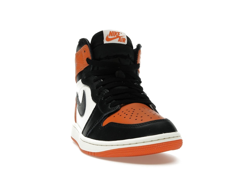 Air Jordan 1 Retro High OG Shattered Backboard (2025) - Black/Black-Sail-Starfish - DZ5485-008 - 07