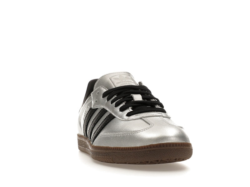 adidas Samba OG Silver Metallic Black Gum (Women's) - Silver Metallic/Core Black/Gum 5 - JI4218 - 07