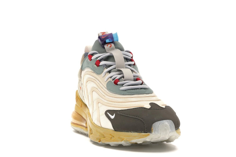 Nike Air Max 270 React Travis Scott - Light Cream/Dark Hazel-Mica Green-Starfish - CT2864-200 - 07
