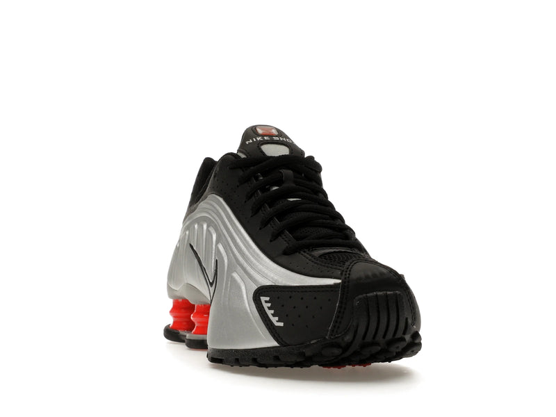 Nike Shox R4 Metallic Silver Black Picante Red (GS) - Metallic Silver/Black/Picante Red/Metallic Silver - CW2626-005 - 07