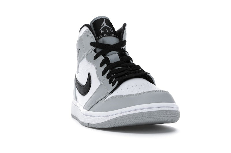 Air Jordan 1 Mid Light Smoke Grey - Light Smoke Grey/Black-White - 554724-092 - 07