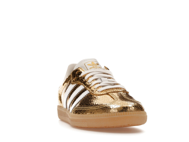 Adidas Samba OG Gold Metallic Cracked Leather - Gold Metallic/White/Core White - KI5719 - 07