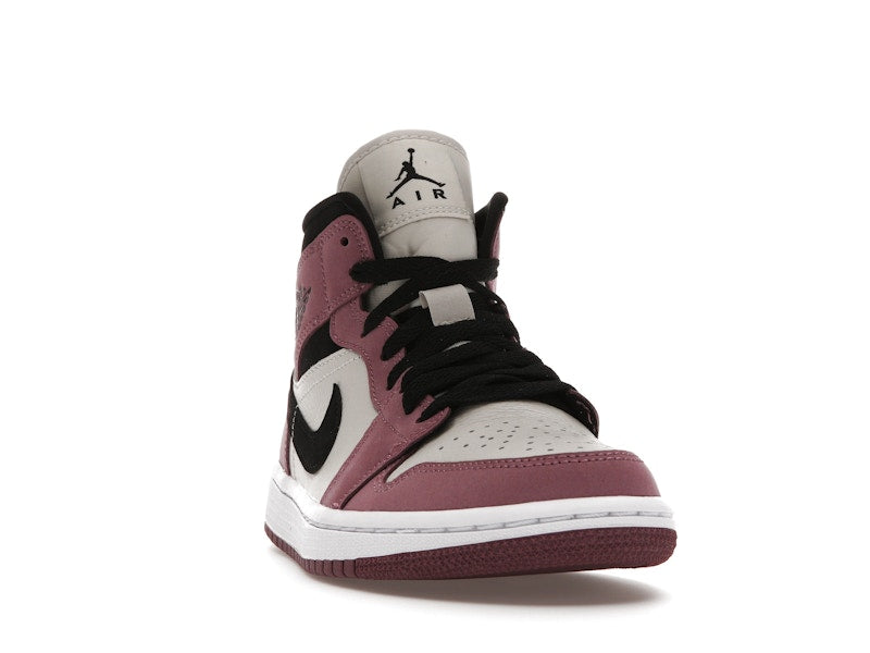 Air Jordan 1 Mid Berry Pink (W) - Light Mulberry/Light Bone/White/Black - DC7267-500 - 07