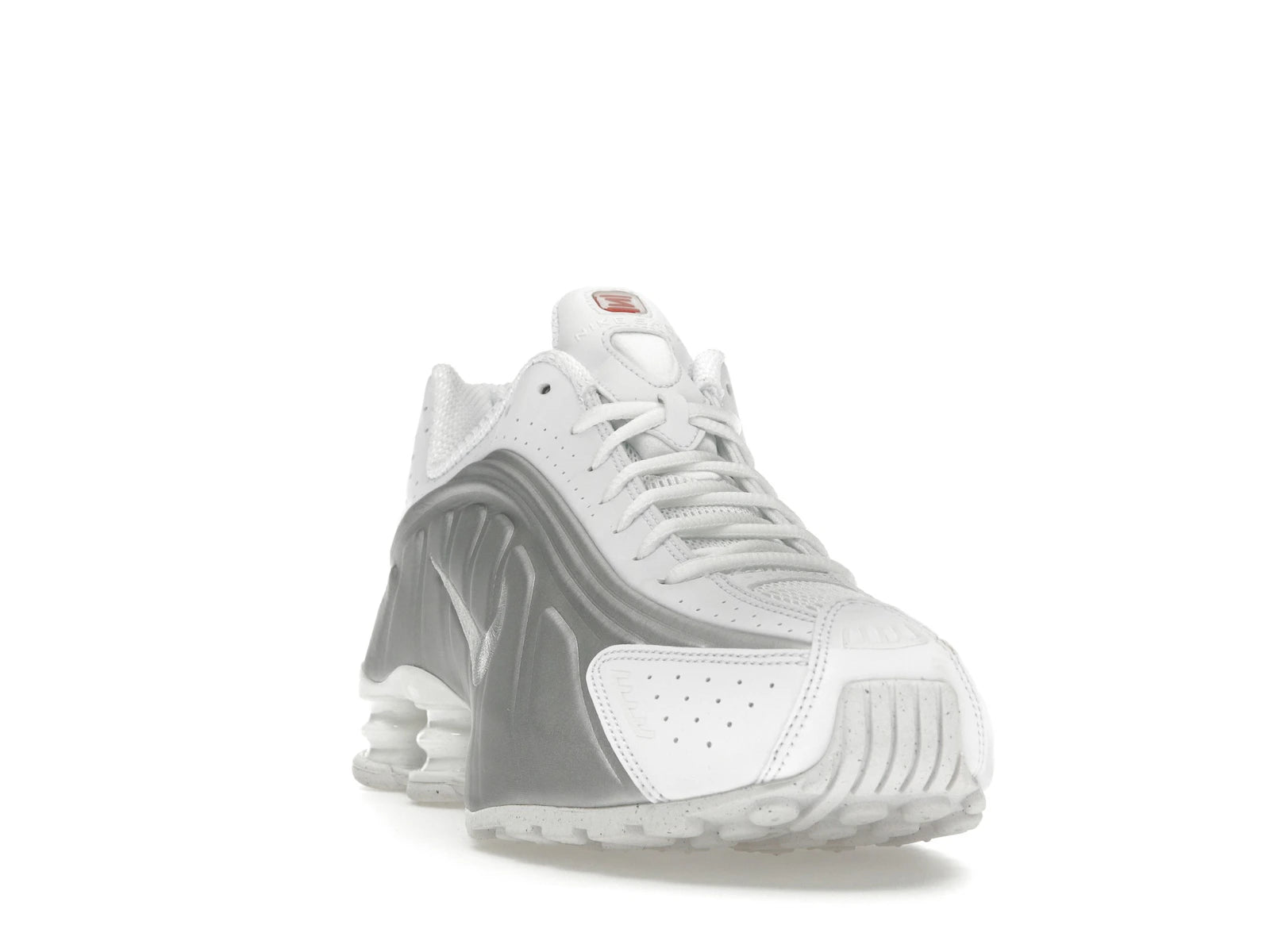 Nike Shox R4 White Bright Crimson Metallic Silver - White/White/Bright Crimson/Metallic Silver - HQ1988-101 - 07