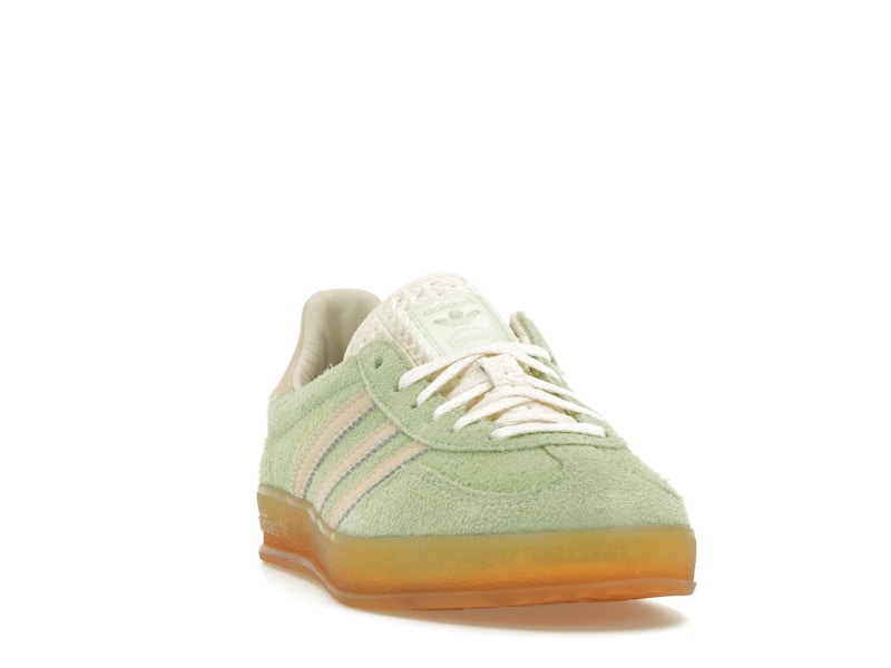 adidas Gazelle Indoor Semi Green Spark (Women's) - Semi Green Spark/Almost Yellow/Cream White - IE2948 - 07