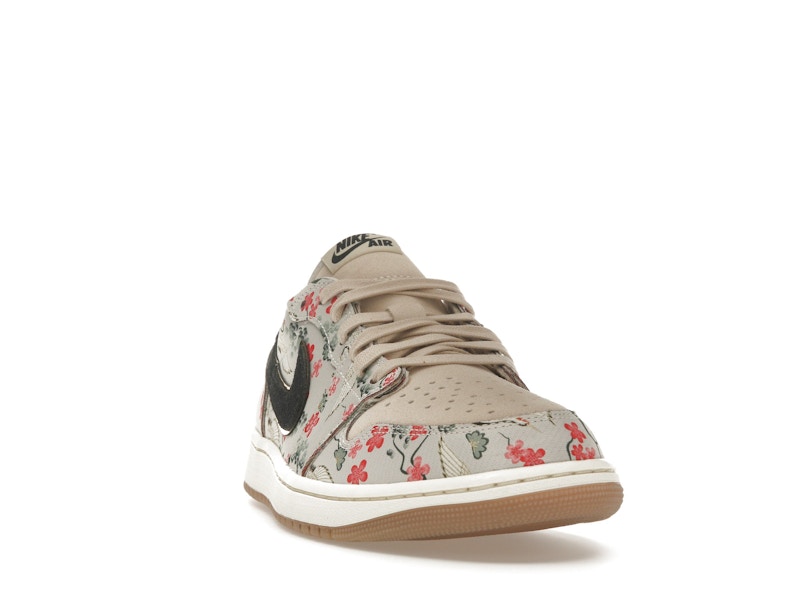 Air Jordan 1 Retro Low OG Rui Hachimura Oatmeal - Oatmeal/Jade Smoke-Black - HV8293-100 - 07