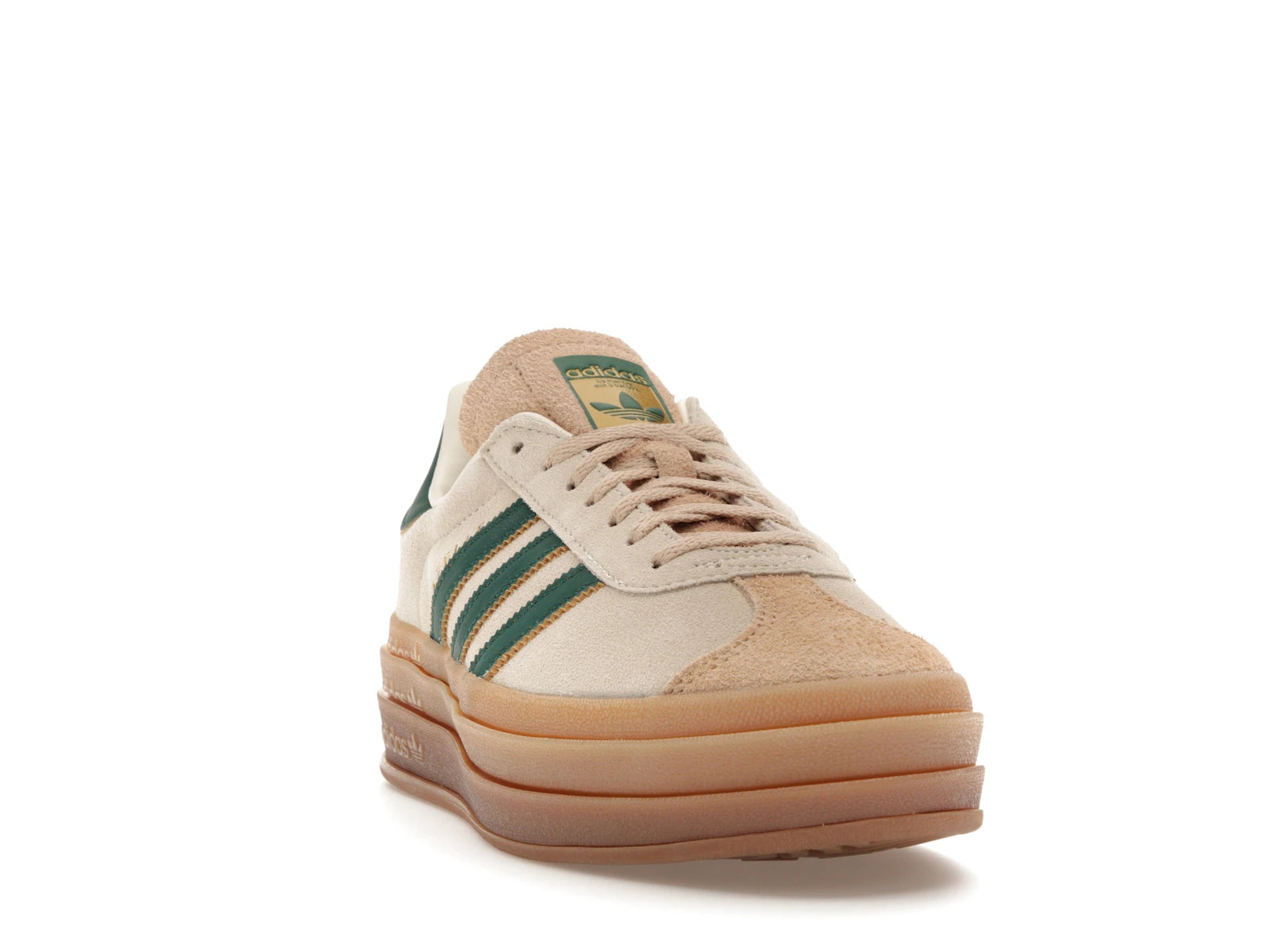 Adidas Gazelle Bold Magic Beige Collegiate Green - Cream White/Collegiate Green/Magic Beige - ID7056 - 07