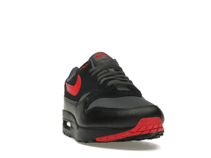 Nike Air Max 1 Essential Vamps - Black/University Red/Iron Grey - FZ5808-008 - 07