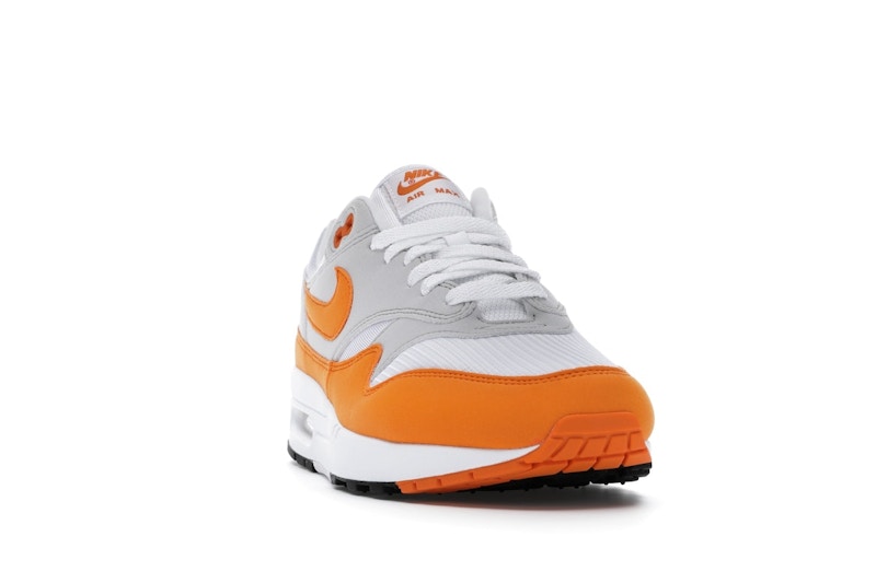 Nike Air Max 1 Anniversary Orange (2020) - White/Magma Orange-Neutral Grey-Black - DC1454-101 - 07