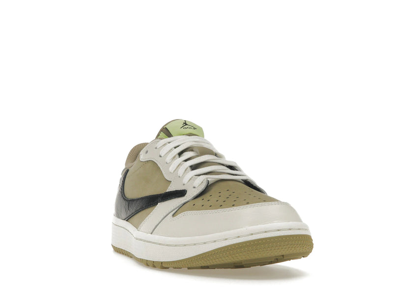 Air Jordan 1 Retro Low Golf Travis Scott Neutral Olive - Neutral Olive/Black-Sail-LT Lemon Twist-Baroque Brown-White - FZ3124-200 - 07