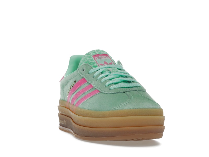 adidas Gazelle Bold Pulse Mint Pink (Women's) - Pulse Mint/Screaming Pink/Gum - H06125 - 07