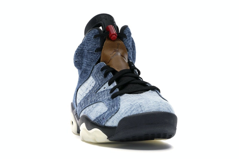 Air Jordan 6 Retro Washed Denim - Washed Denim/Sail-Varsity Red-Black - CT5350-401 - 07