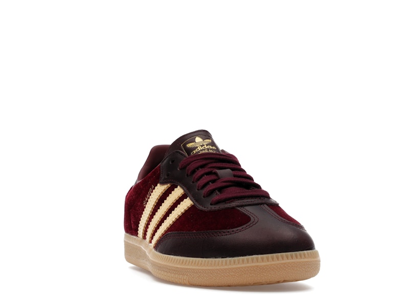 adidas Samba OG Shadow Red Velvet (Women's) - Shadow Red/Maroon/Gum - JS1394 - 07