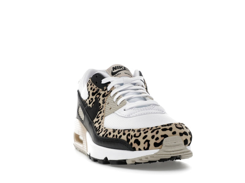 Nike Air Max 90 Leopard Sanddrift Black (Women's) - White/Sanddrift/Hemp/Black - IF1619-100 - 07