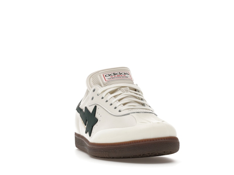 Adidas Samba Bape World Cup Pack White Forest - Cream White/Forest Night/Gum - KJ8852 - 07