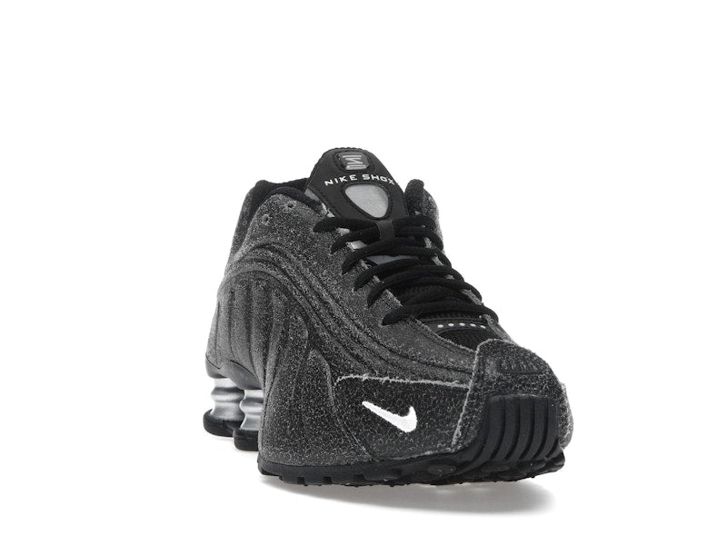 Nike Shox R4 Black Distressed Leather - vue 7