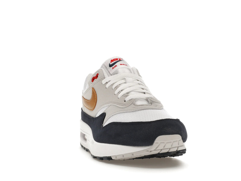 Nike Air Max 1 Olympic - Obsidian/White/Light Smoke Grey/Metallic Gold - HM9604-400 - 07