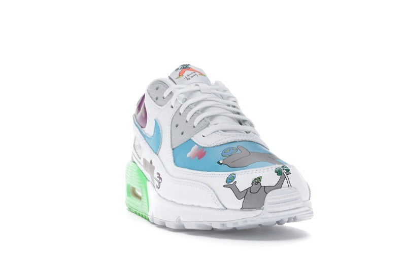 Nike Air Max 90 Flyleather Ruohan Wang - Multi-Color/Multi-Color - CZ3992-900 - 07