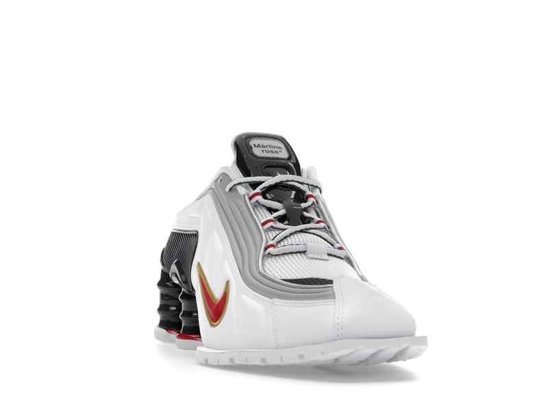 Nike Shox Mr4 Mule Martine Rose Metallic Platinum Varsity Red - White/Varsity Red/Metallic Platinum/Dark Charcoal - IM5420-100 - 07