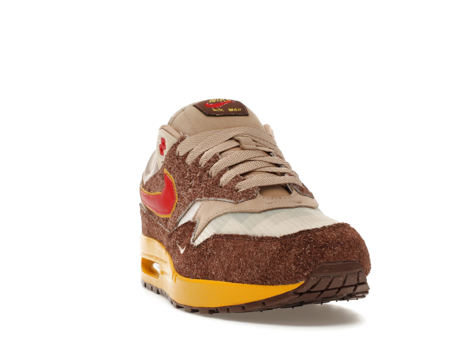 Nike Air Max 1 Swoosh Low Poly Big Head Origins - Light Chocolate/Hemp/Sand Drift/University Red - HV5776-200 - 07