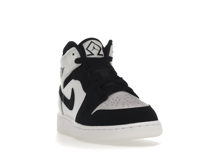 Air Jordan 1 Mid Diamond Shorts (GS) - White/Multi-Color/Black - DN4321-100 - 07