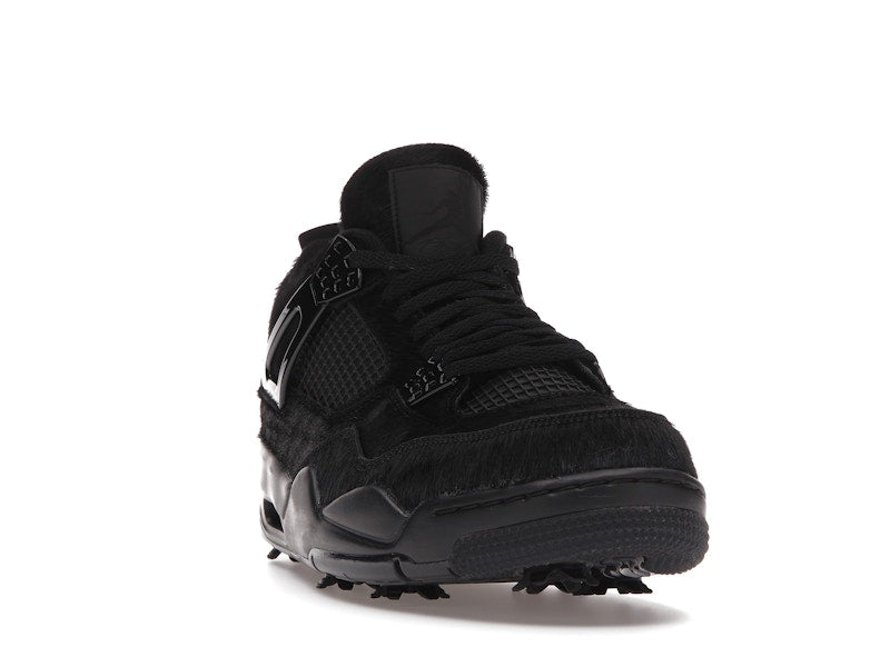 Air Jordan 4 Retro Golf Black Cat Pony Hair - Black/Cement Grey - CU9981-001 - 07