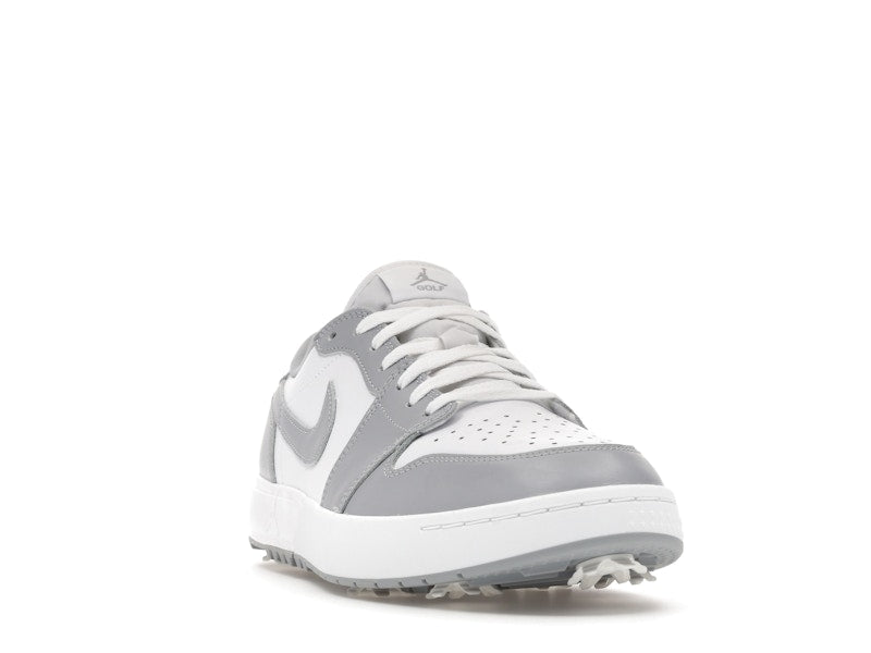Jordan 1 Low Golf Spiked Wolf Grey White - vue 8