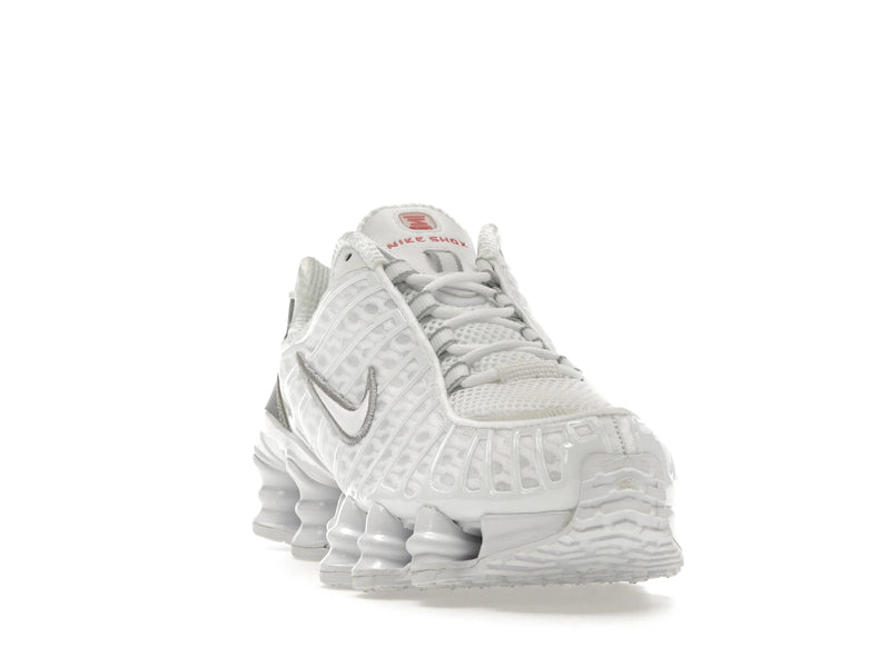 Nike Shox Tl White Metallic Silver (W) - White/Metallic Silver-Max Orange-White - AR3566-100 - 07