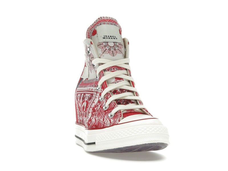 Converse Chuck 70 Internal Wedge Hi Isabel Marant Vanilla Ice Red (Women's) - vue 8