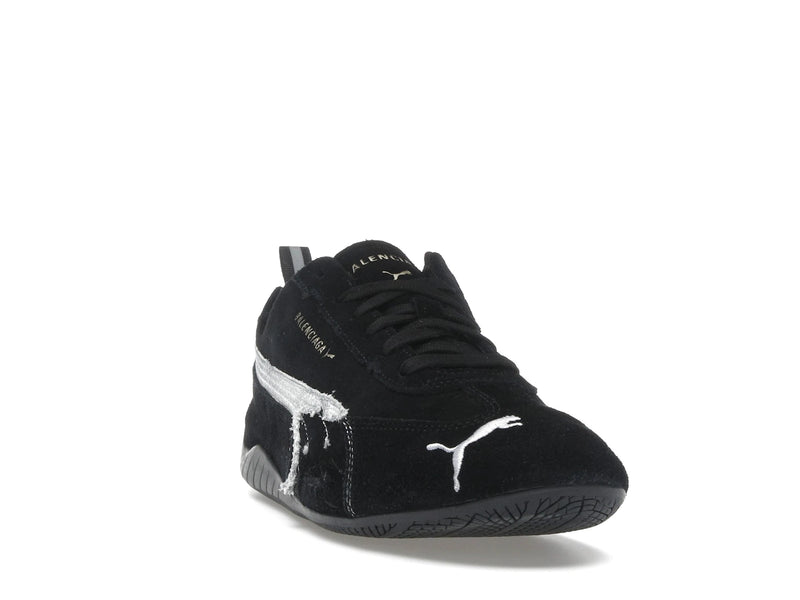 Balenciaga X Puma Speedcat Suede Distressed Black White - Black/White - 847146 WSDSD 1090 - 07