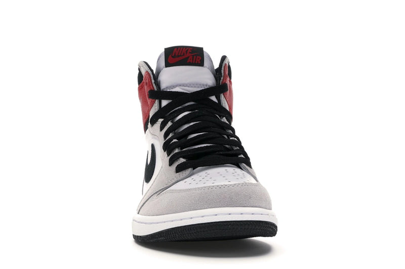 Air Jordan 1 Retro High Light Smoke Grey - White/Black-Light Smoke Grey-Varsity Red - 555088-126 - 08