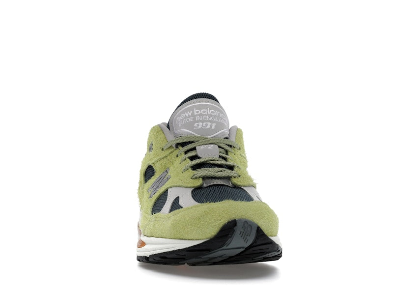 New Balance 991v2 MiUK Grape Sorbet - Beechnut/Trekking Green - U991GT2 - 08