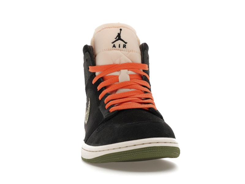 Air Jordan 1 Mid SE Craft Anthracite Light Olive - Anthracite/Black/Bright Mandarin/Sky J Light Olive - FD6817-003 - 08