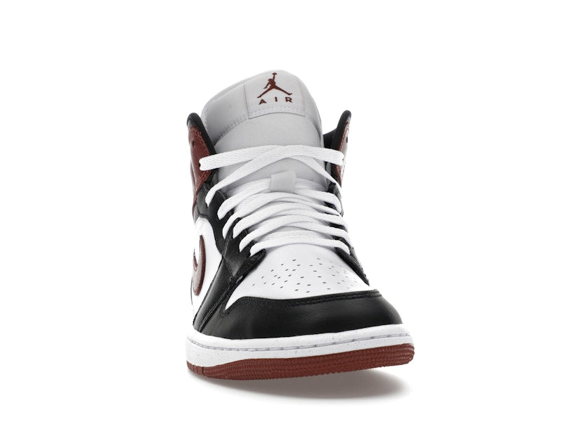 Air Jordan 1 Mid SE Dark Pony - White/Black/Dark Pony - HF3216-102 - 08