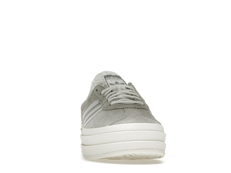 adidas Gazelle Bold Grey White (Women's) - Grey Two/Footwear White/Core White - HQ6893 - 08