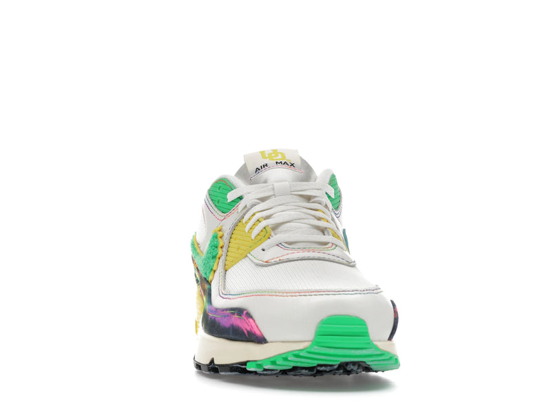 Nike Air Max 90 Grateful Dead University Of Oregon Grateful Ducks - Sail/Green Shock/Yellow Strike - IM2511-100 - 08