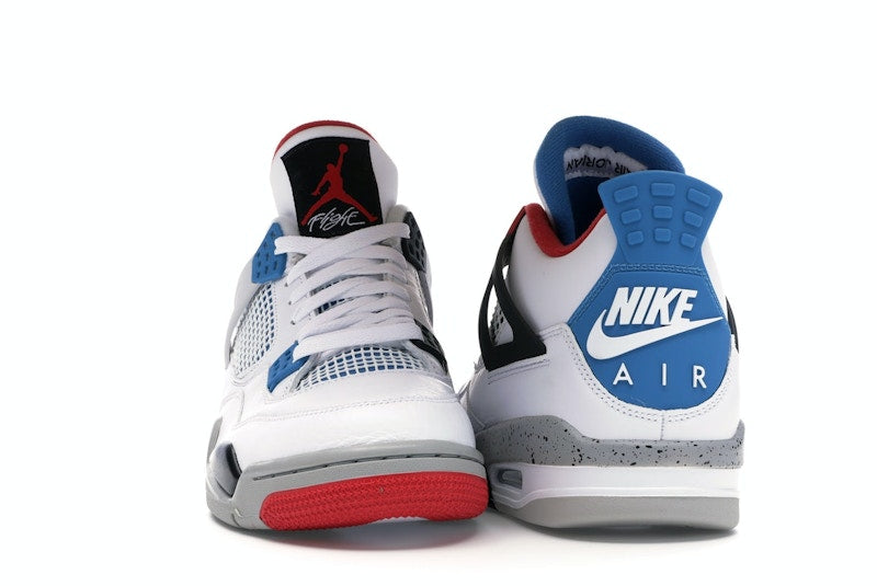Air Jordan 4 Retro What The - White/Military Blue-Fire Red-Black-Cement Grey - CI1184-146 - 08