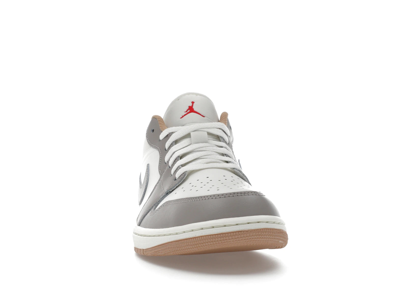 Air Jordan 1 Low Sail College Grey Rattan - Sail/College Grey/Hemp/Fire Red - 553558-169 - 08