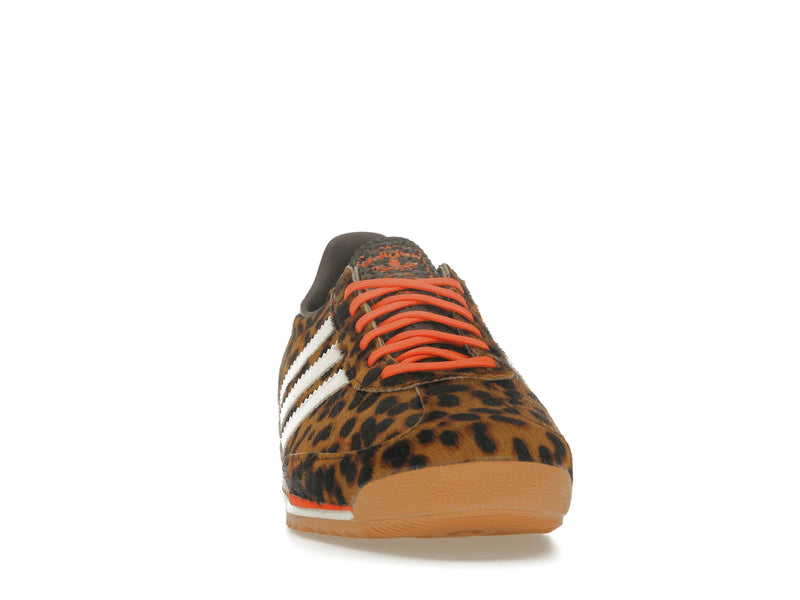 Adidas Sl 72 OG Leopard Print Womens - Dark Brown/Off White/Semi Impact Orange - JI0189 - 08
