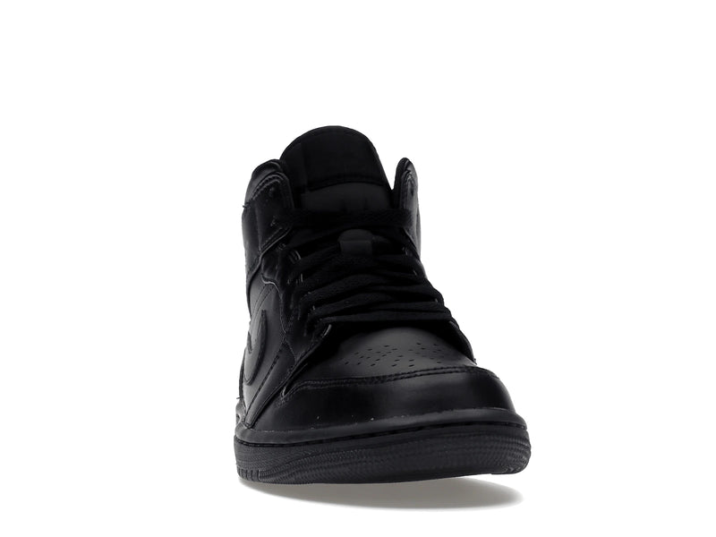 Air Jordan 1 Mid Triple Black (2022) - Black/Black/Black - 554724-093 - 08