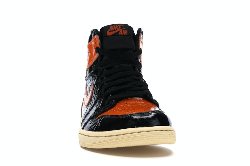 Air Jordan 1 Retro High Shattered Backboard 3 - Black/Pale Vanilla-Starfish - 555088-028 - 08