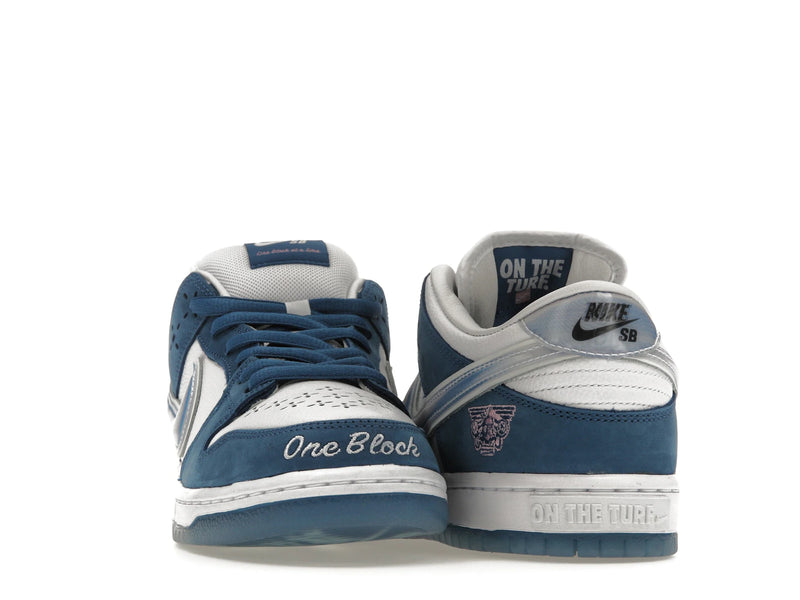 Nike SB Dunk Low Born X Raised One Block At A Time - Deep Royal Blue/White-White - FN7819-400 - 08