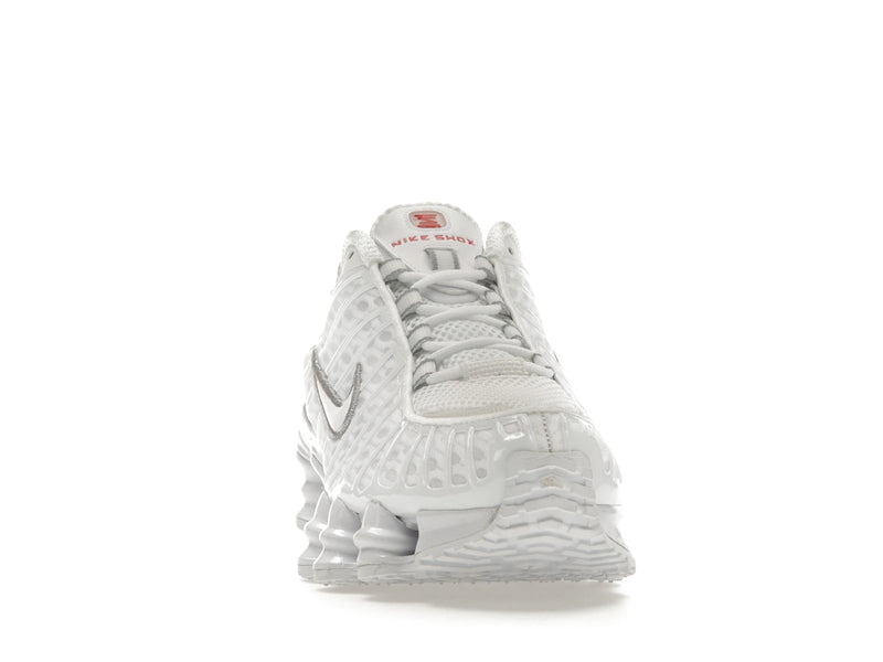 Nike Shox Tl White Metallic Silver (W) - White/Metallic Silver-Max Orange-White - AR3566-100 - 08